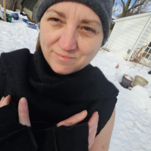 Black on Black bracer/scarf set - Image 2