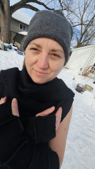 Black on Black bracer/scarf set