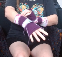 violet ripple cuffs - Image 2